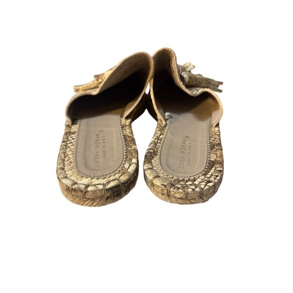 Snake-Print Tassel Slip-On Loafers By Zara Woman Size 7.5 - Picture 6 of 9